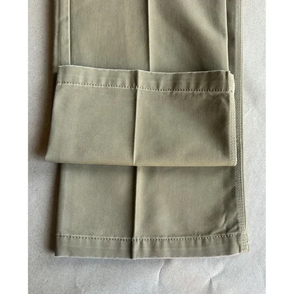 Life Made Simple Khaki Pants 36x32 Mens Tan Beige Chino Cotton Poly Blend Chinos - Picture 6 of 6